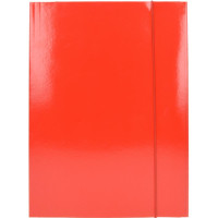 MAPA Z ELASTIKO OPTIMA A4 RDEČA