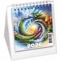 KOLEDAR NAMIZNI PIRAMIDA BELA 2026