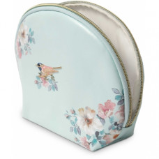 TORBICA BEAUTY BAG BROSCHE NATURAL BIRD