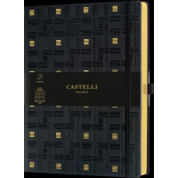 BELEŽKA CASTELLI 19 X 25 TKANJE ZLATO