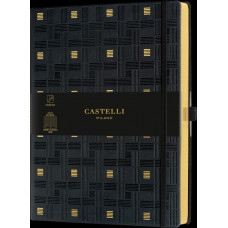 BELEŽKA CASTELLI 19 X 25 TKANJE ZLATO