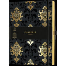 BELEŽKA CASTELLI 19 X 25 BAROK ZLATO