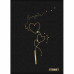 ZVEZEK STREET BLACK&GOLD A4 BI 54L